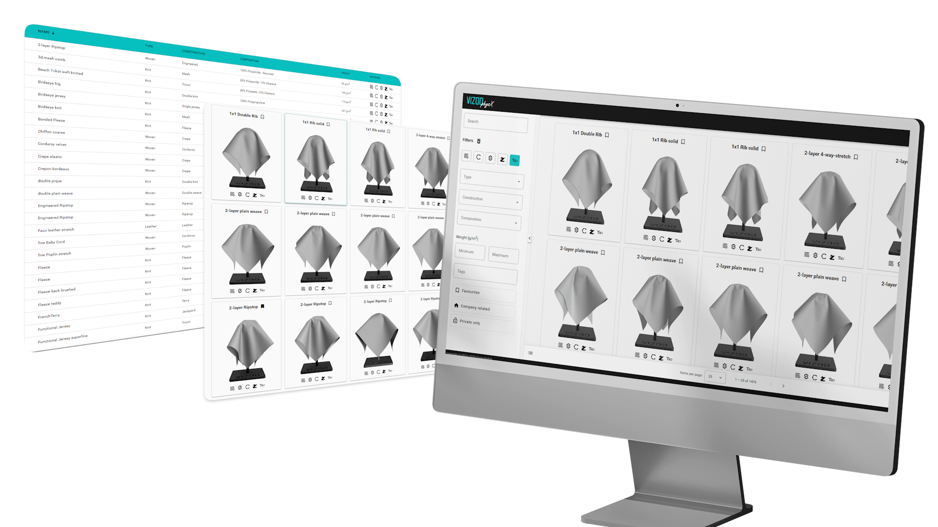 The highlight of is the compatibility between TUKA 3D and the physX™ Database: Users can now use Vizoo’s extensive physX database directly with TUKATECH. This grants them access to a rich repository of simulation data of different fabric types, streamlining the content creation process and enhancing the accuracy and realism of the simulation.